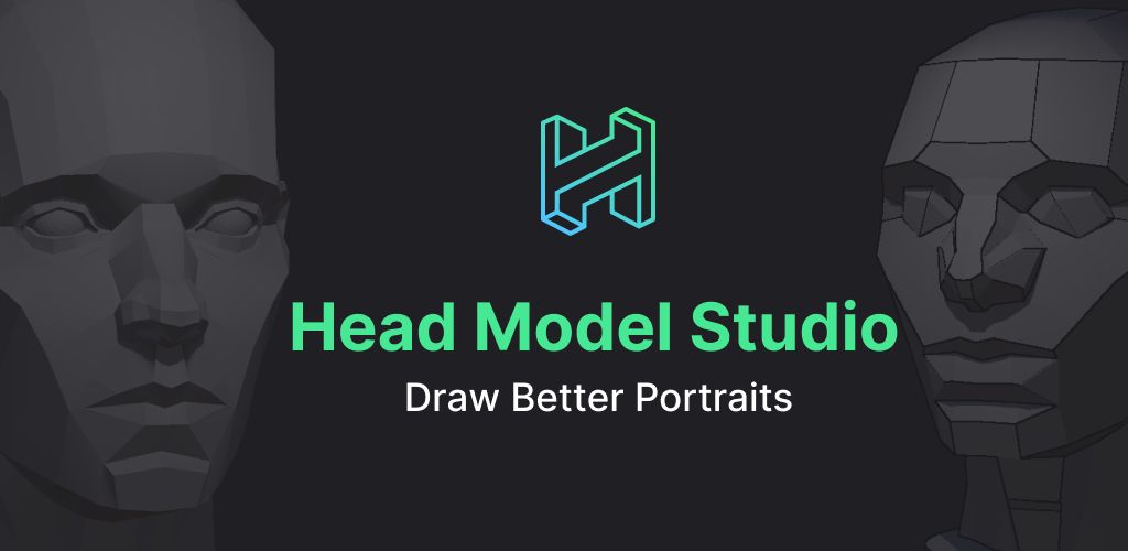 دانلود Head Model Studio 1.7.0 اپلیکیشن آموزش طراحی چهره برای اندروید