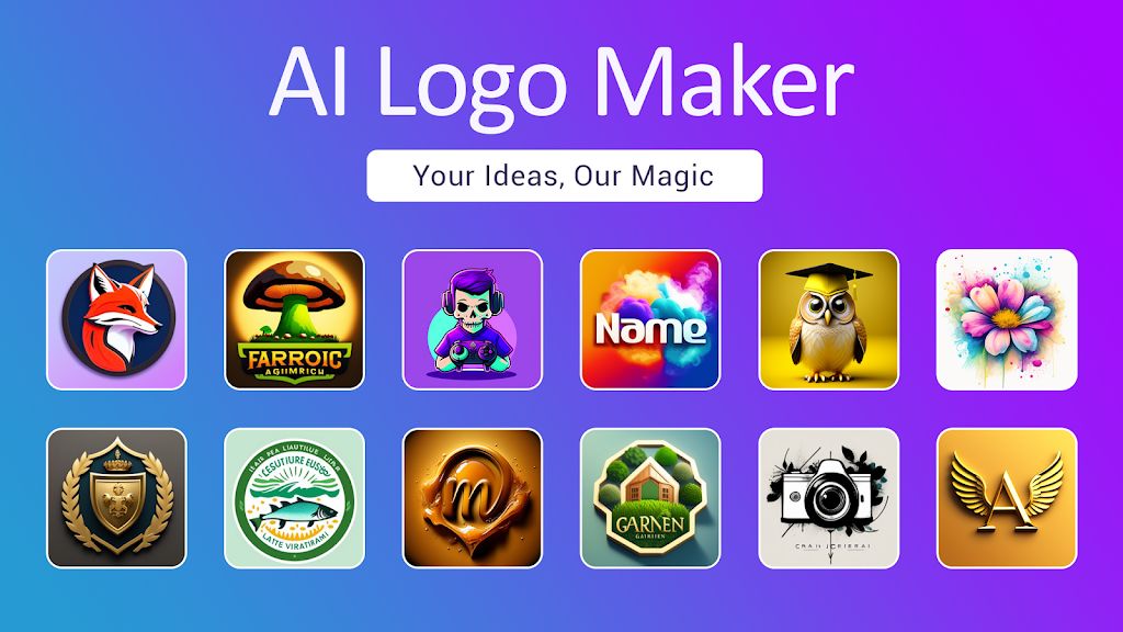 دانلود Logo maker AI 3.1 - اپلیکیشن ساخت لوگو با هوش مصنوعی برای اندروید