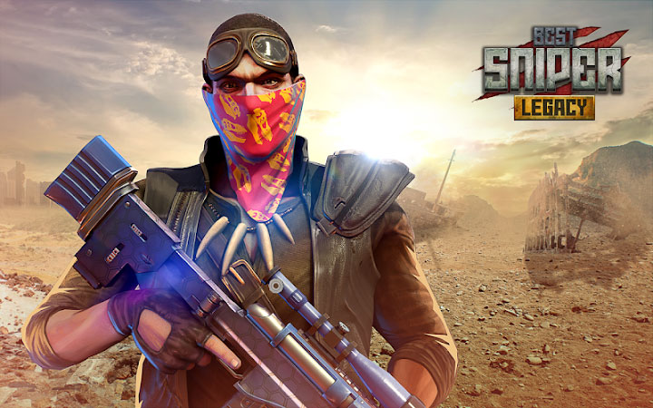 دانلود Best Sniper Legacy - بازی شکارچی دایناسور برای اندروید + مود