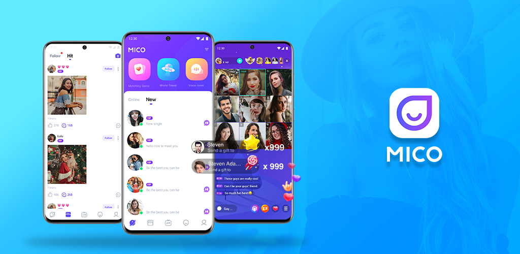 دانلود MICO Chat – اپلیکیشن چت و استریم زنده میکو اندروید