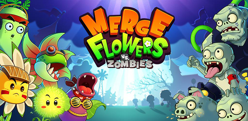 دانلود Merge Flowers vs. Zombies 2.9 - بازی گل ها علیه زامبی ها اندروید + مود