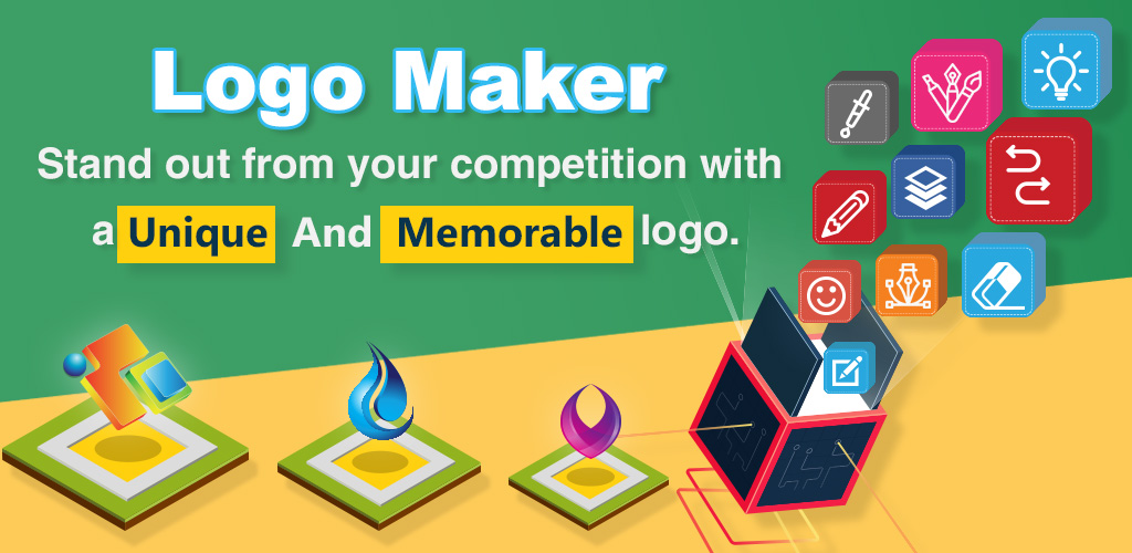 دانلود Logo Maker - Logo Creator, Logo Templates - برنامه ساخت لوگو در اندروید