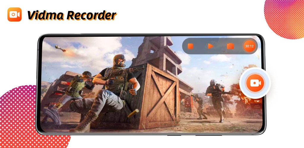 دانلود Vidma Recorder premium - برنامه ضبط فیلم از نمایشگر اندروید
