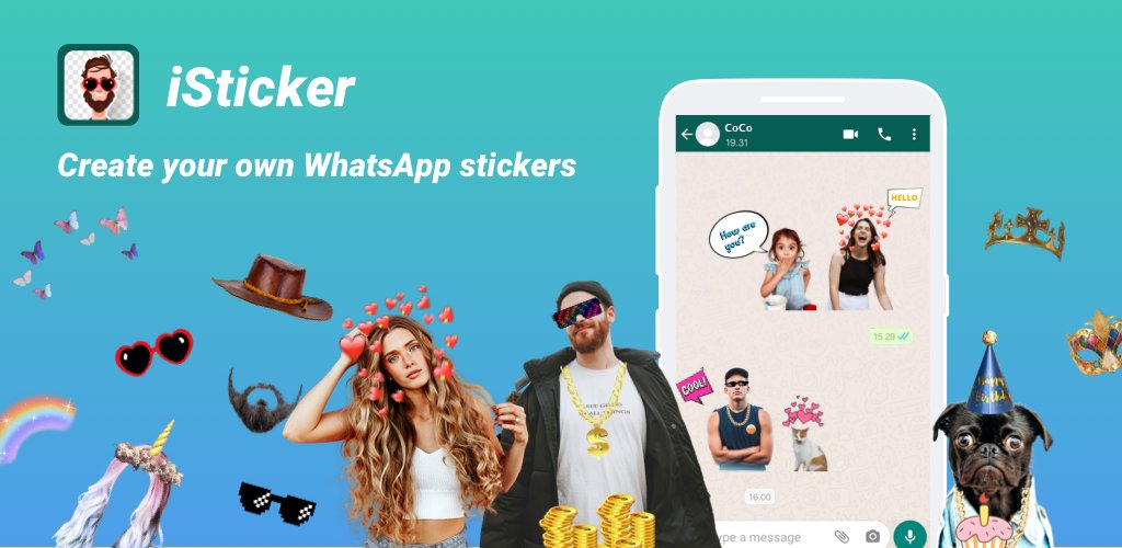 دانلود iSticker Pro - برنامه ساخت آسان استیکر واتساپ اندروید