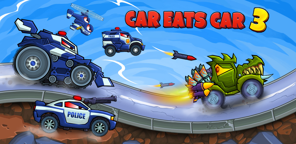 دانلود Car Eats Car 3 - بازی ماشین خوری اندروید + مود