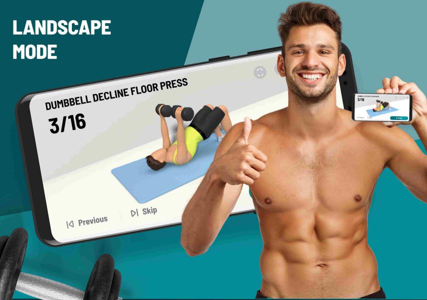 دانلود Dumbbell Workout at Home 1.1.9 اپلیکیشن بدنسازی با دمبل برای