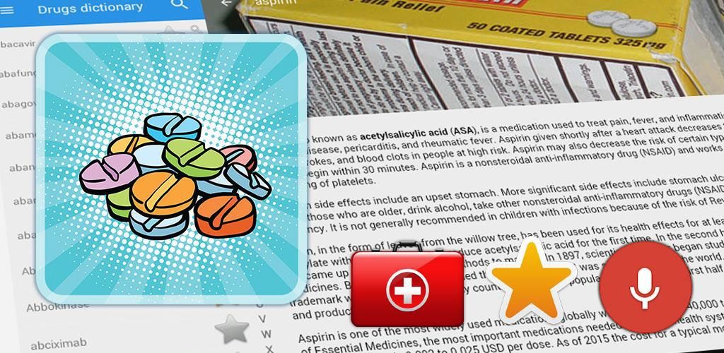 دانلود Drugs Dictionary 3.9.4 – اپلیکیشن فرهنگ لغت دارویی جیبی اندروید