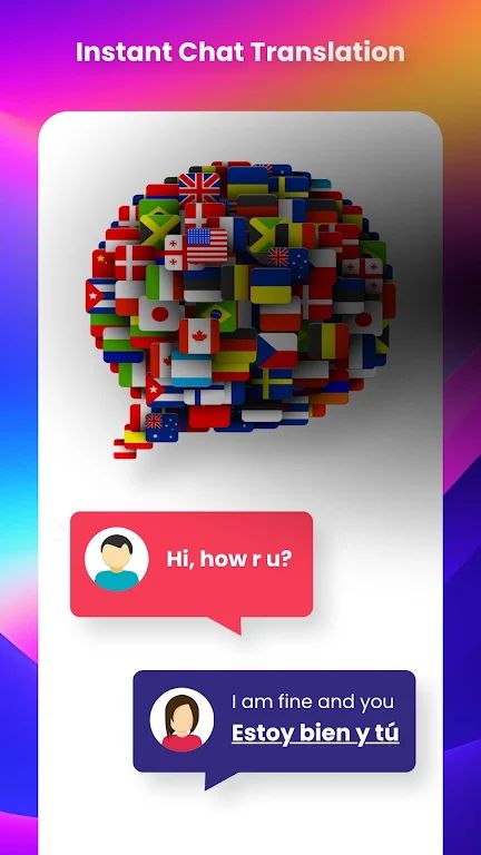 دانلود Chat Translator Keyboard 7.7 - کیبورد مترجم چت برای اندروید